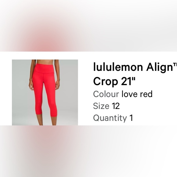 Lululemon Align High Rise Leggings - Picture 4 of 4